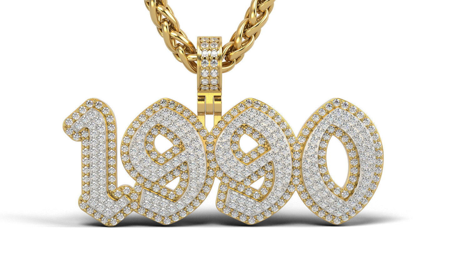 Gold 1990 Diamond Necklace