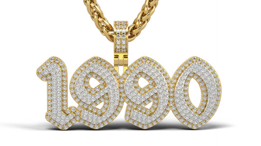 Gold 1990 Diamond Necklace