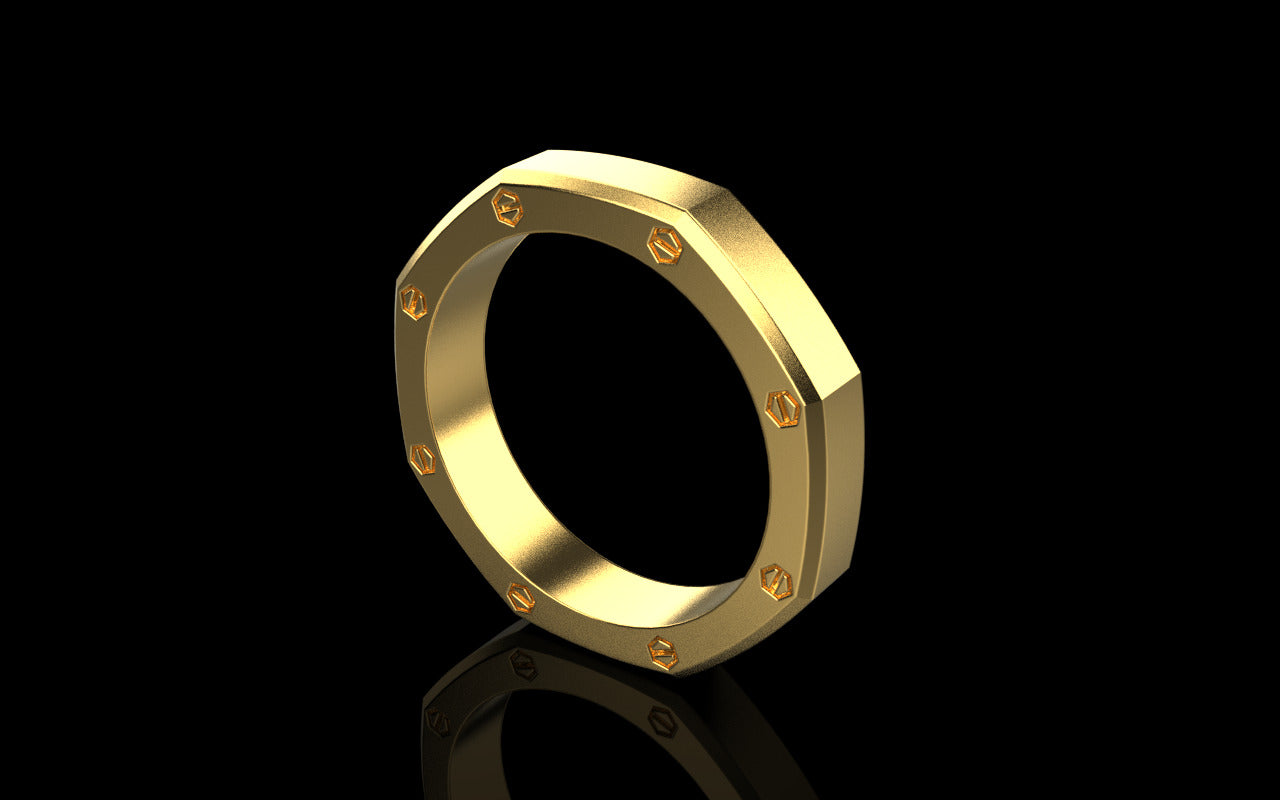 gold promise rings