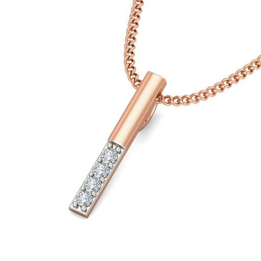 Diamond Bar Pendant