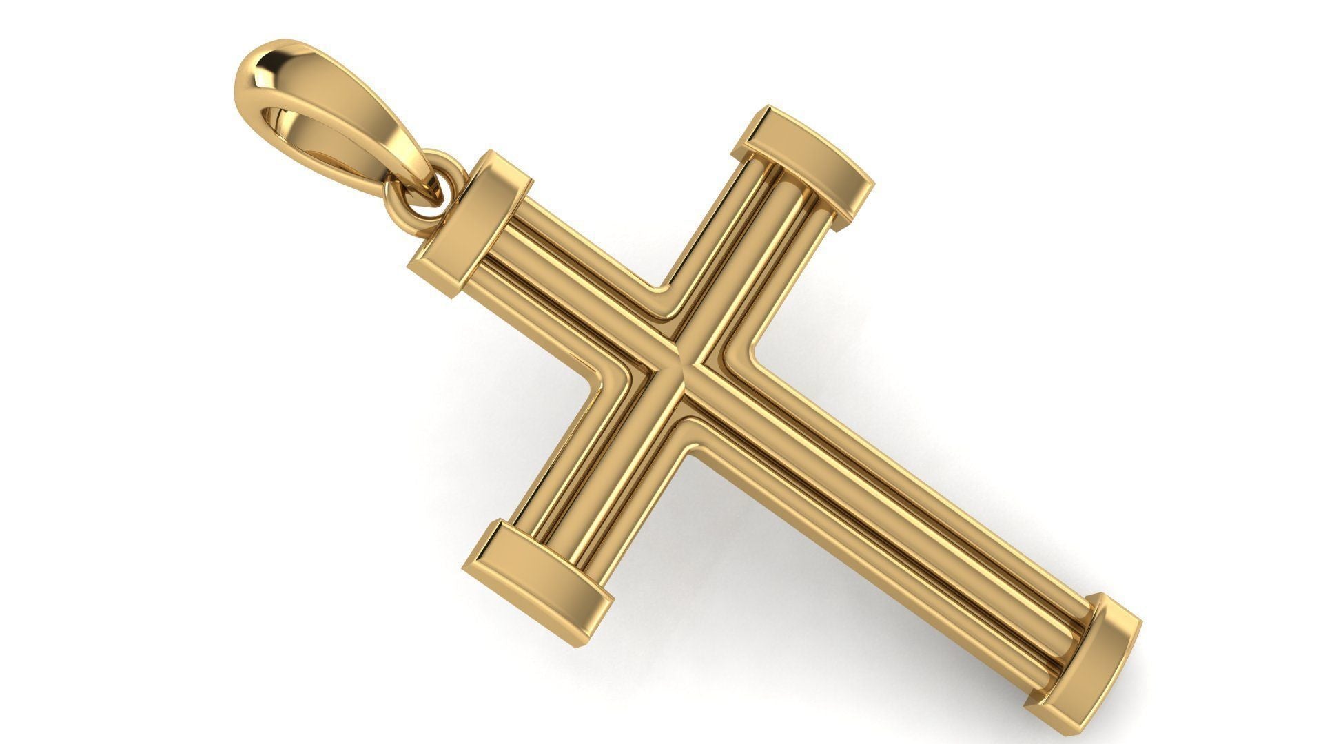 Gold Cross Pendant