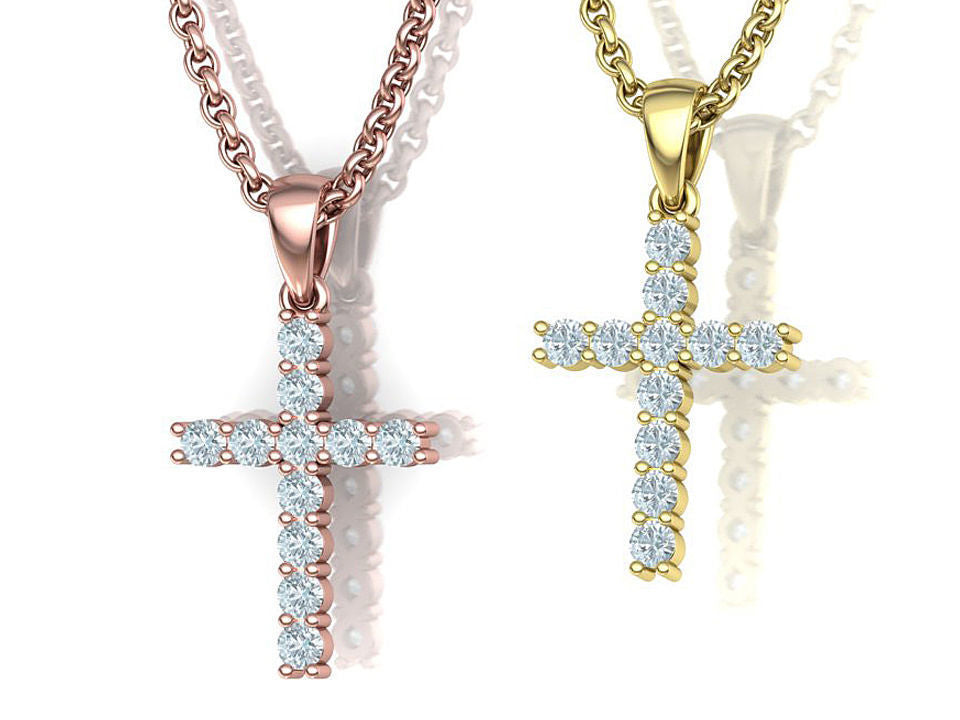 gold cross pendant