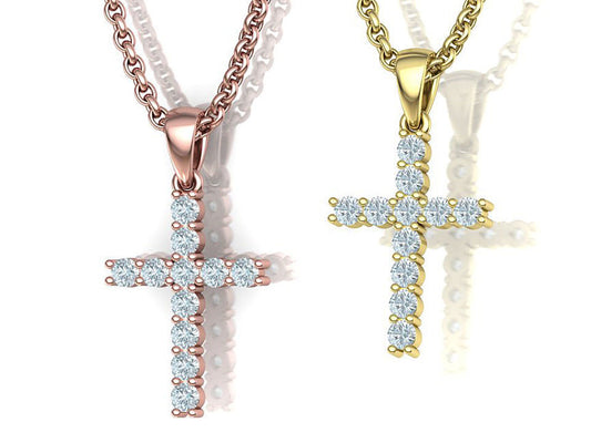 gold cross pendant