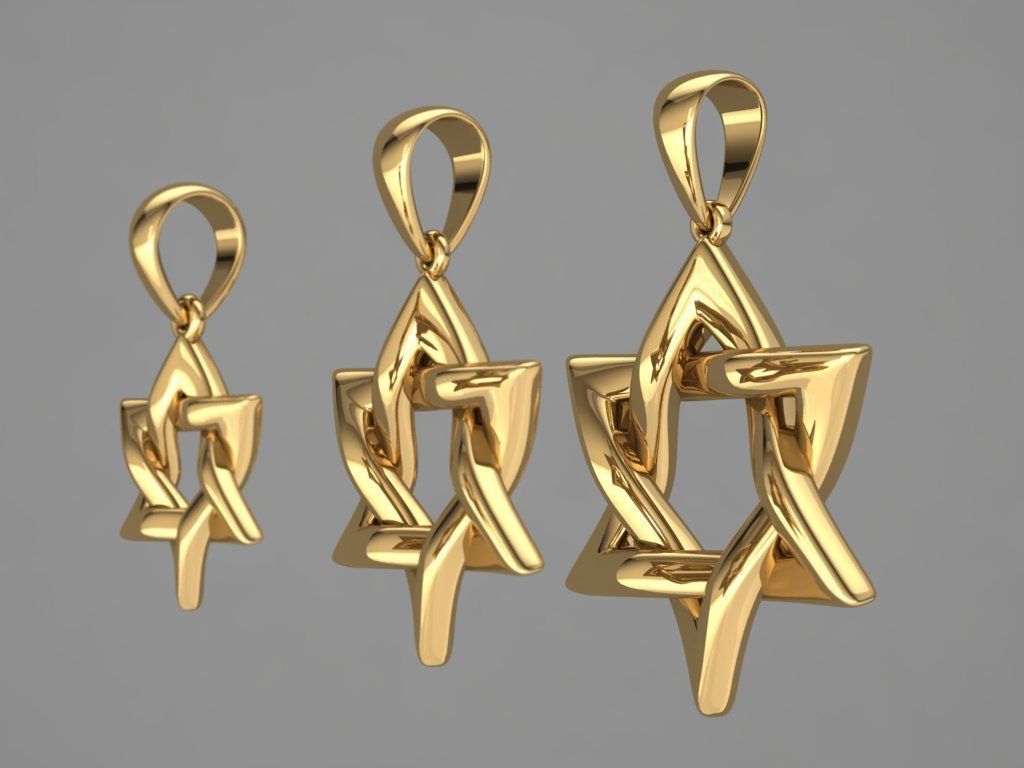 Unisex Star of David Pendant