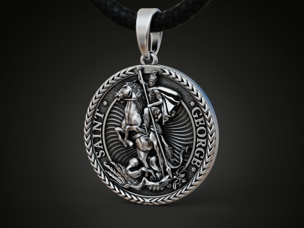 Saint George Dragon Hunter Pendant