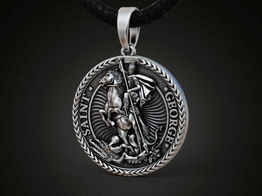 Saint George Dragon Hunter Pendant