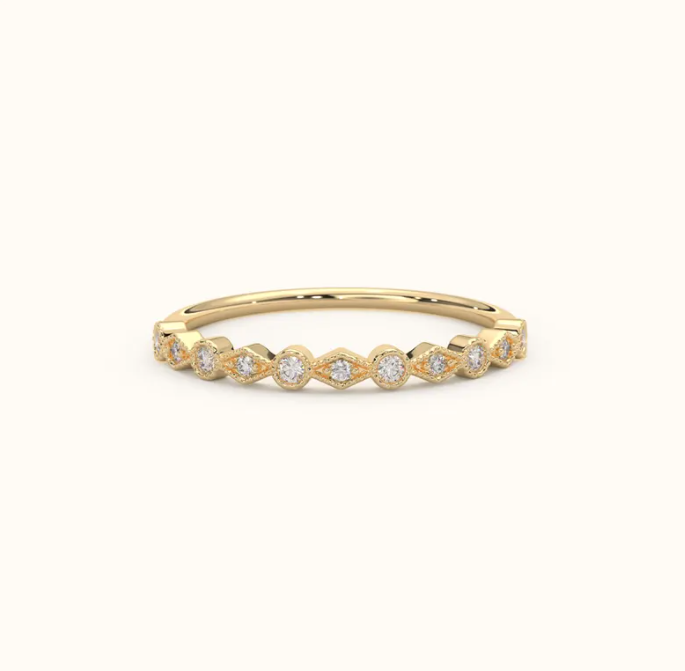 gold promise rings