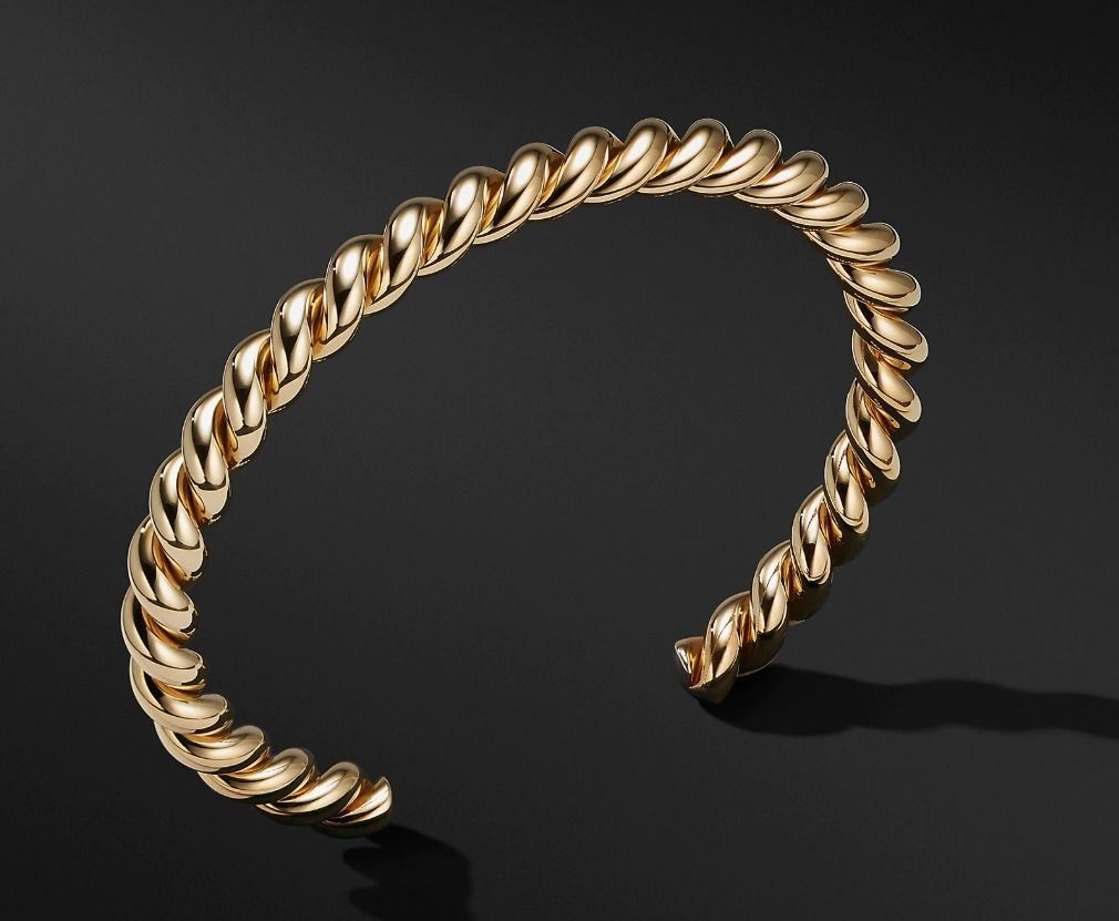 14K Gold Cuff Bracelet