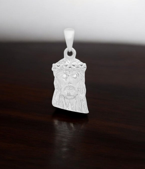 Jesus Pendant with Diamonds