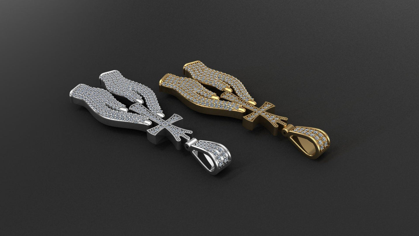 Holding Praying Hands