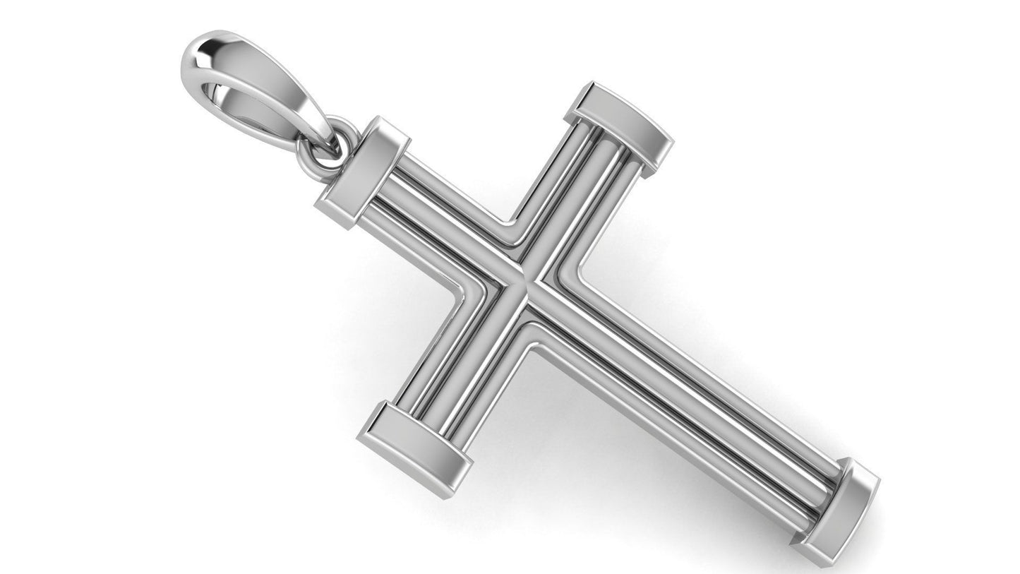 Solid Silver Cross