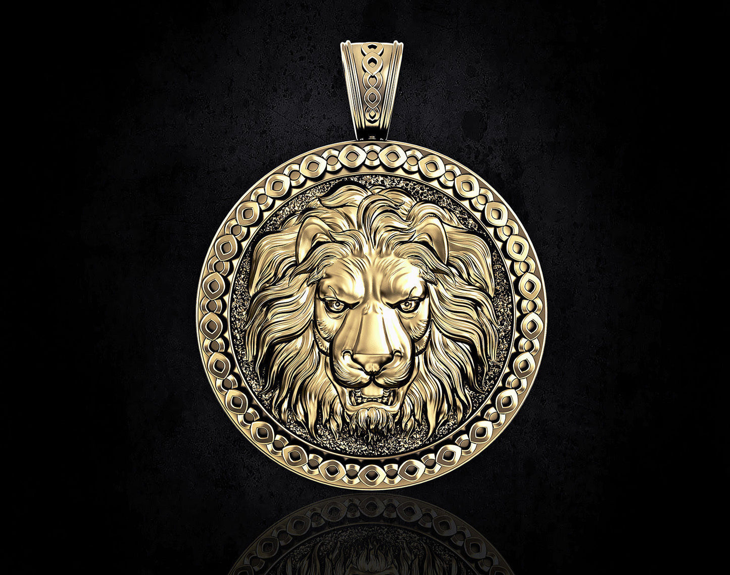 Lion Head Pendant