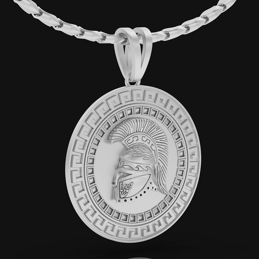 Round Spartacus  Necklace