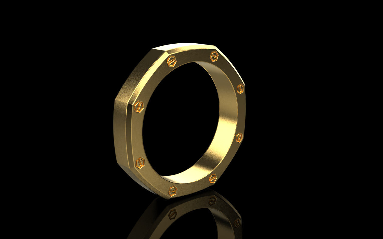 gold promise rings