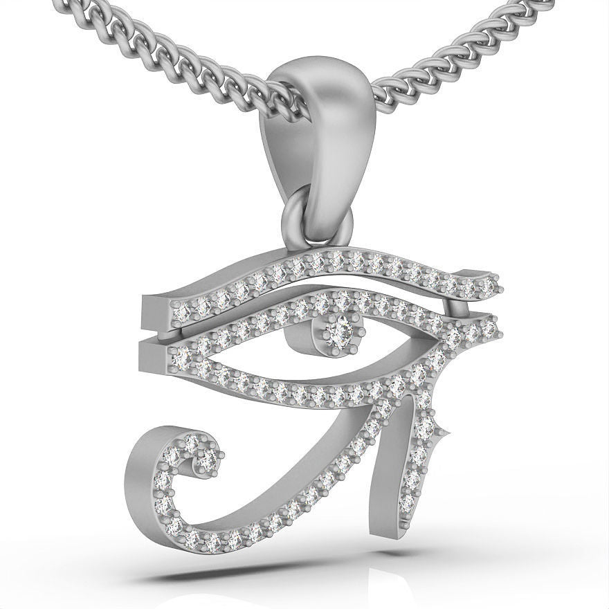Eye of Horus Diamond Pendant