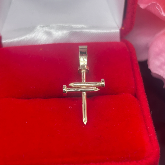 gold cross pendant