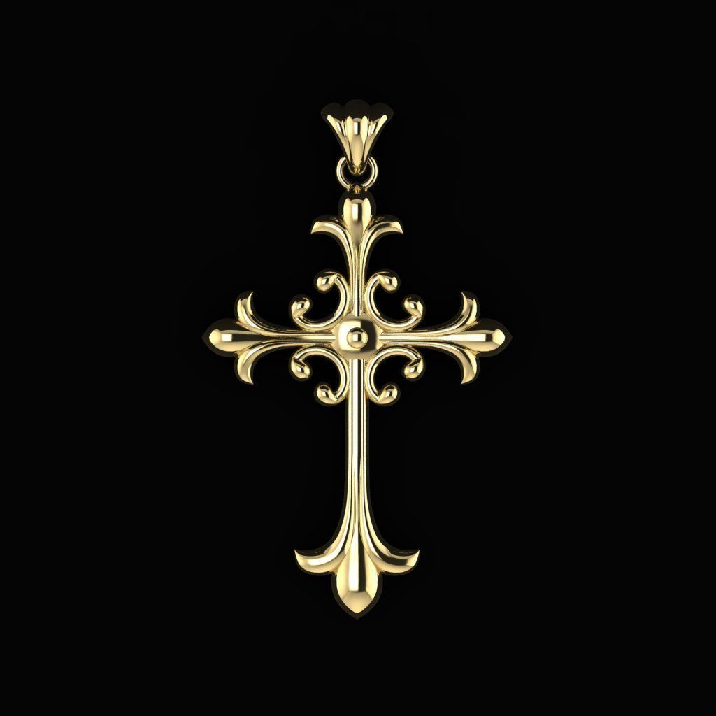 Crucifix Gothic Cross Pendant