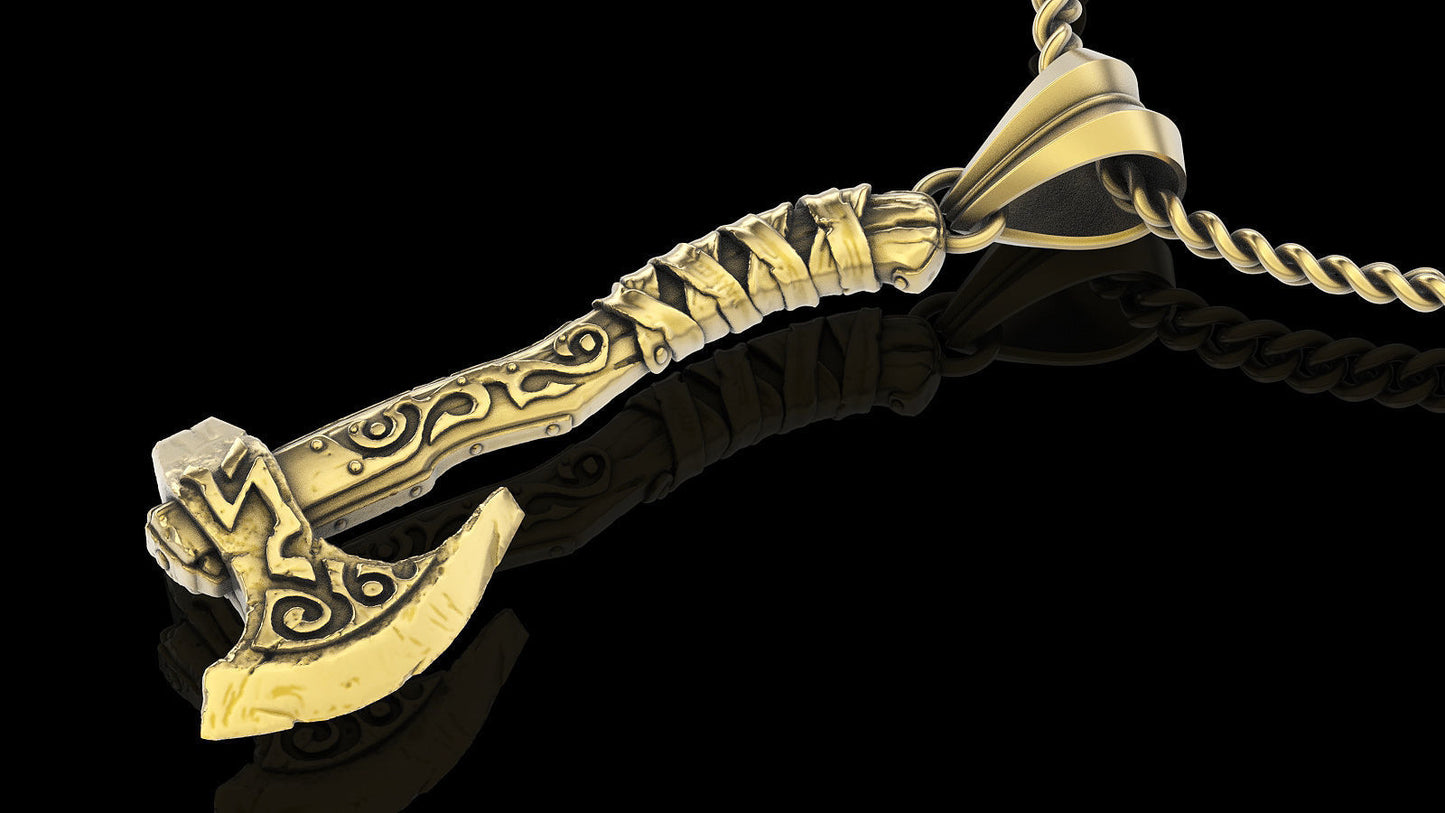Battle Axe Necklace