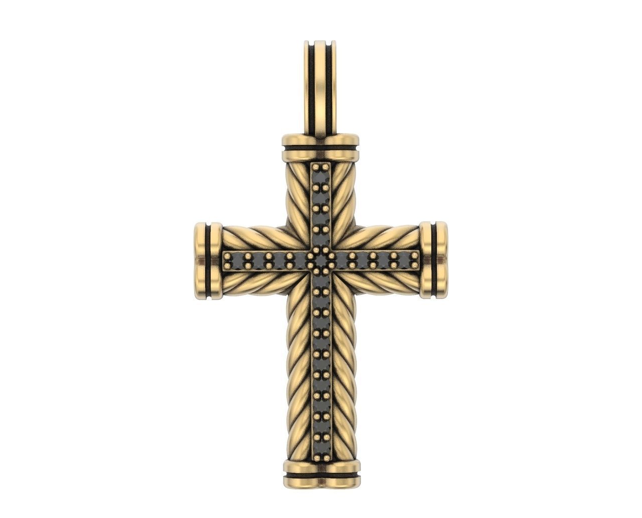 gold cross pendant
