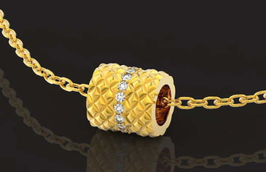 Diamond Charm Pendant