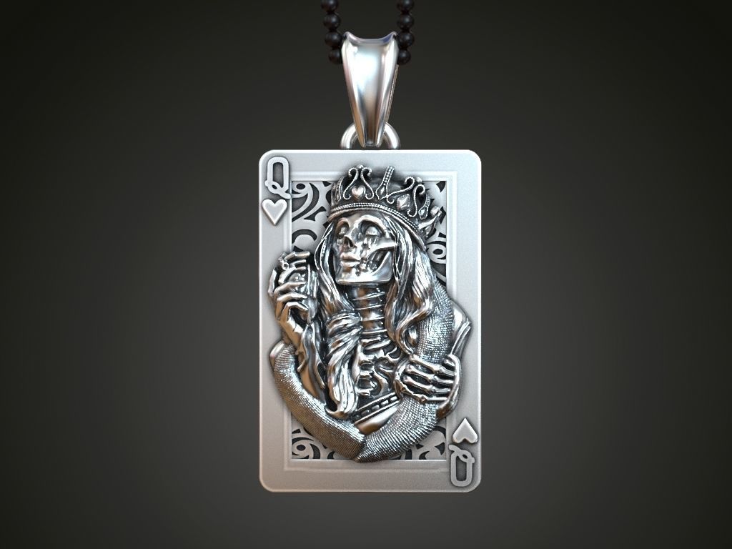 Undead Queen of Heart Necklace