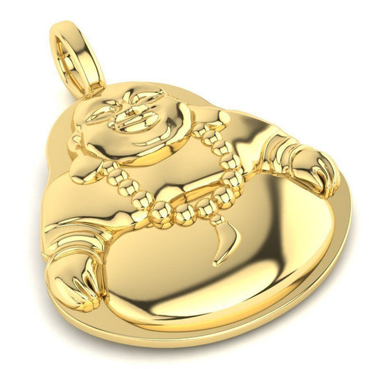 Gold Buddha Pendant
