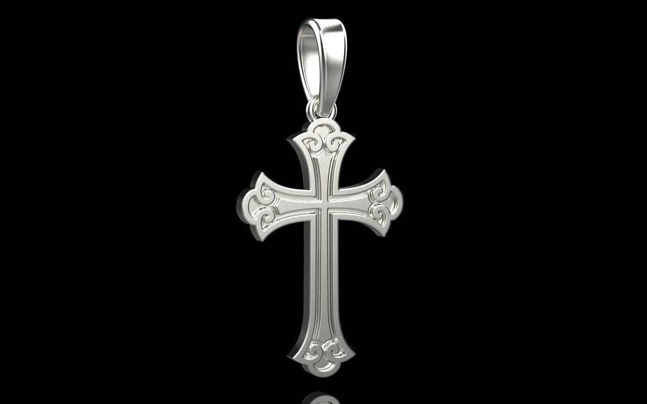 Silver Crucifix Pendant