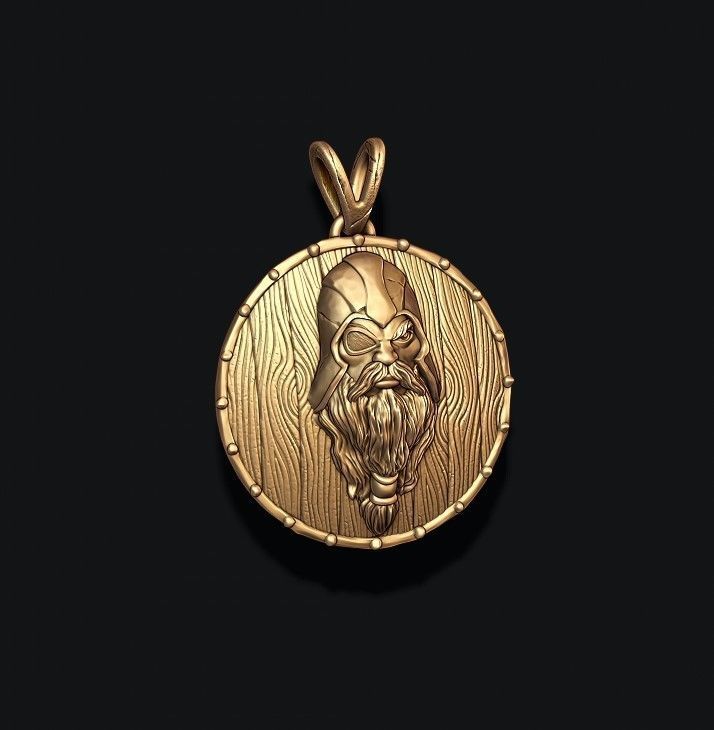 Viking Shield Necklace