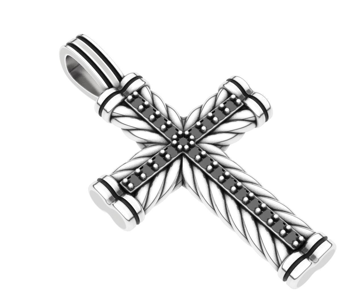 silver cross pendant