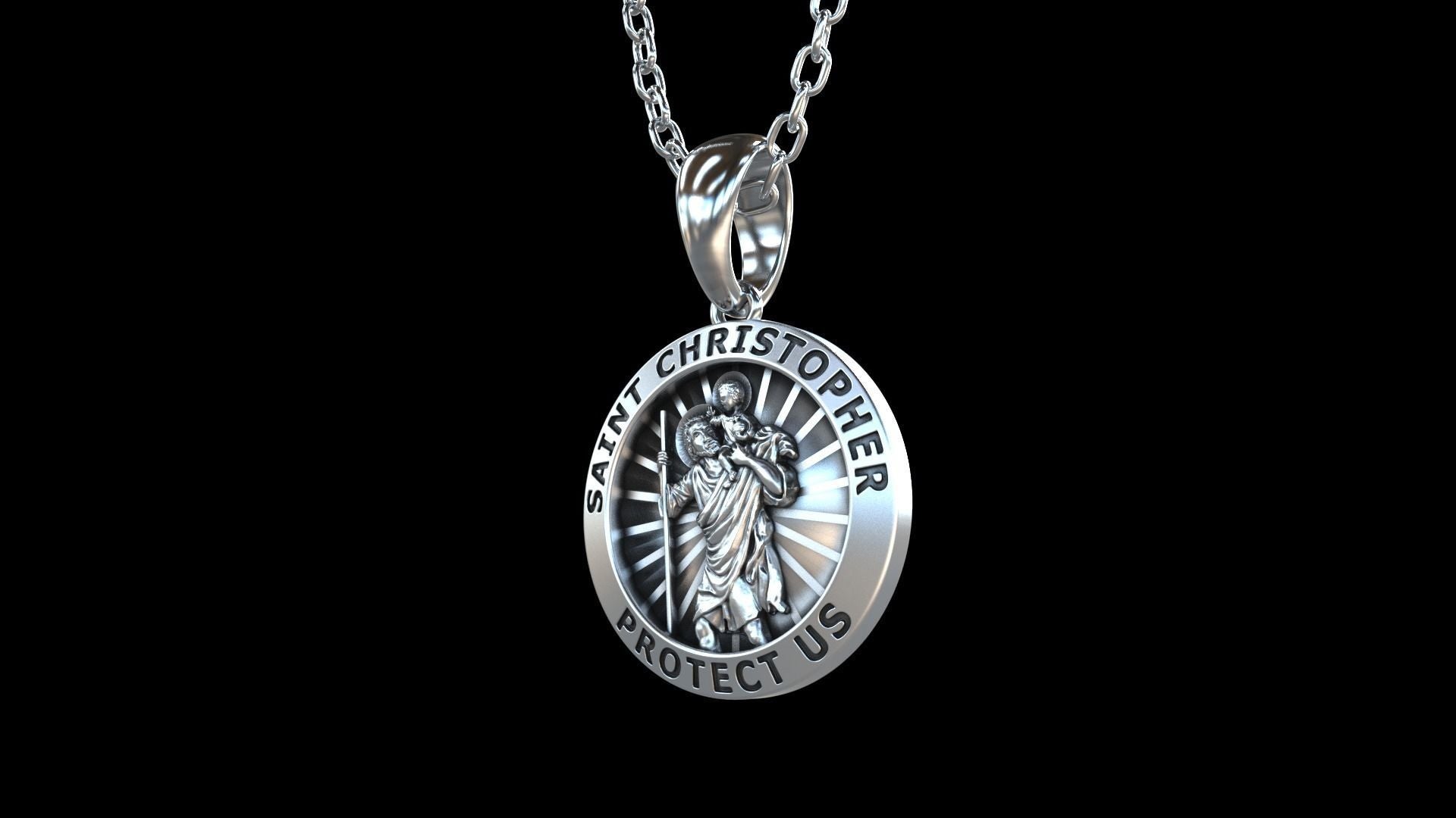 Christopher Protect us Pendant