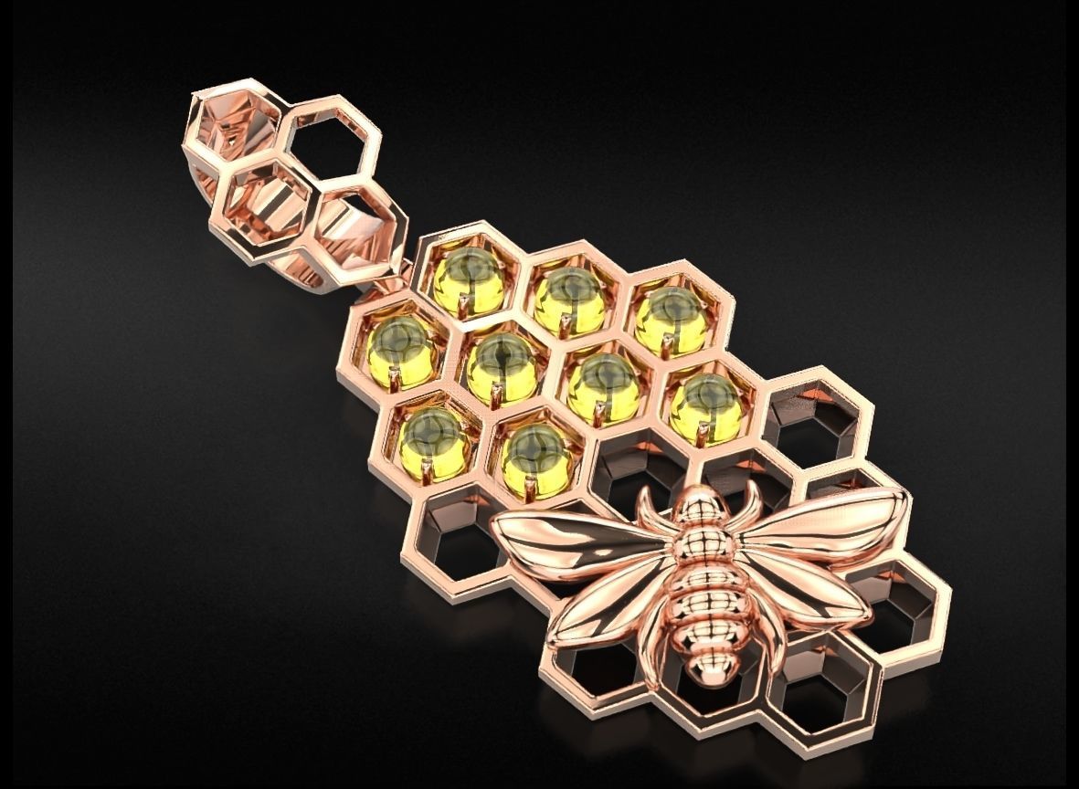 Honeycomb Pendant