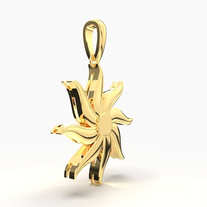 Unique Sun Pendant