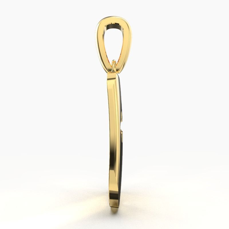 gold cross pendant