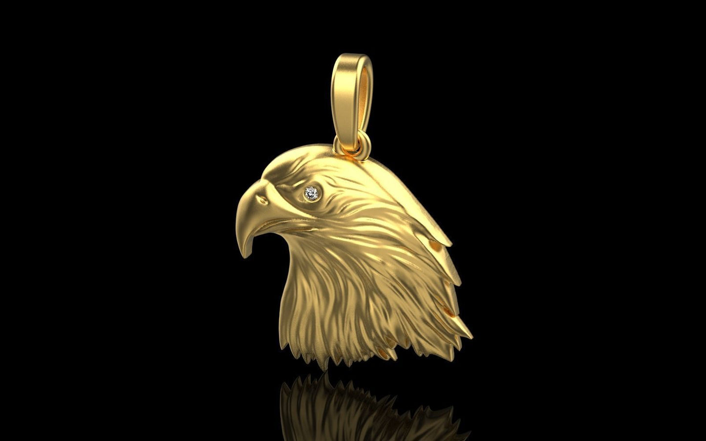 Diamond Eagle Necklace