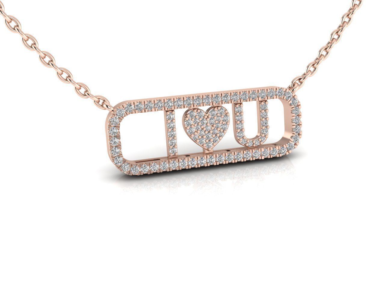 I LOVE You Necklace