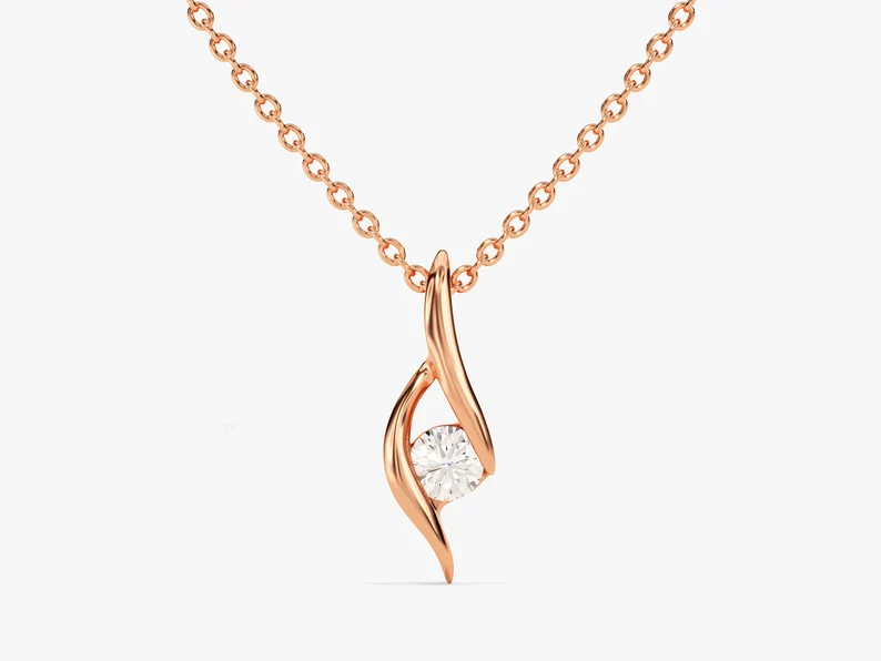 rose gold necklace