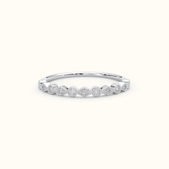 Half Eternity Diamond Ring
