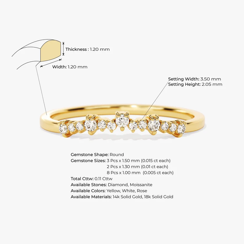 gold promise rings