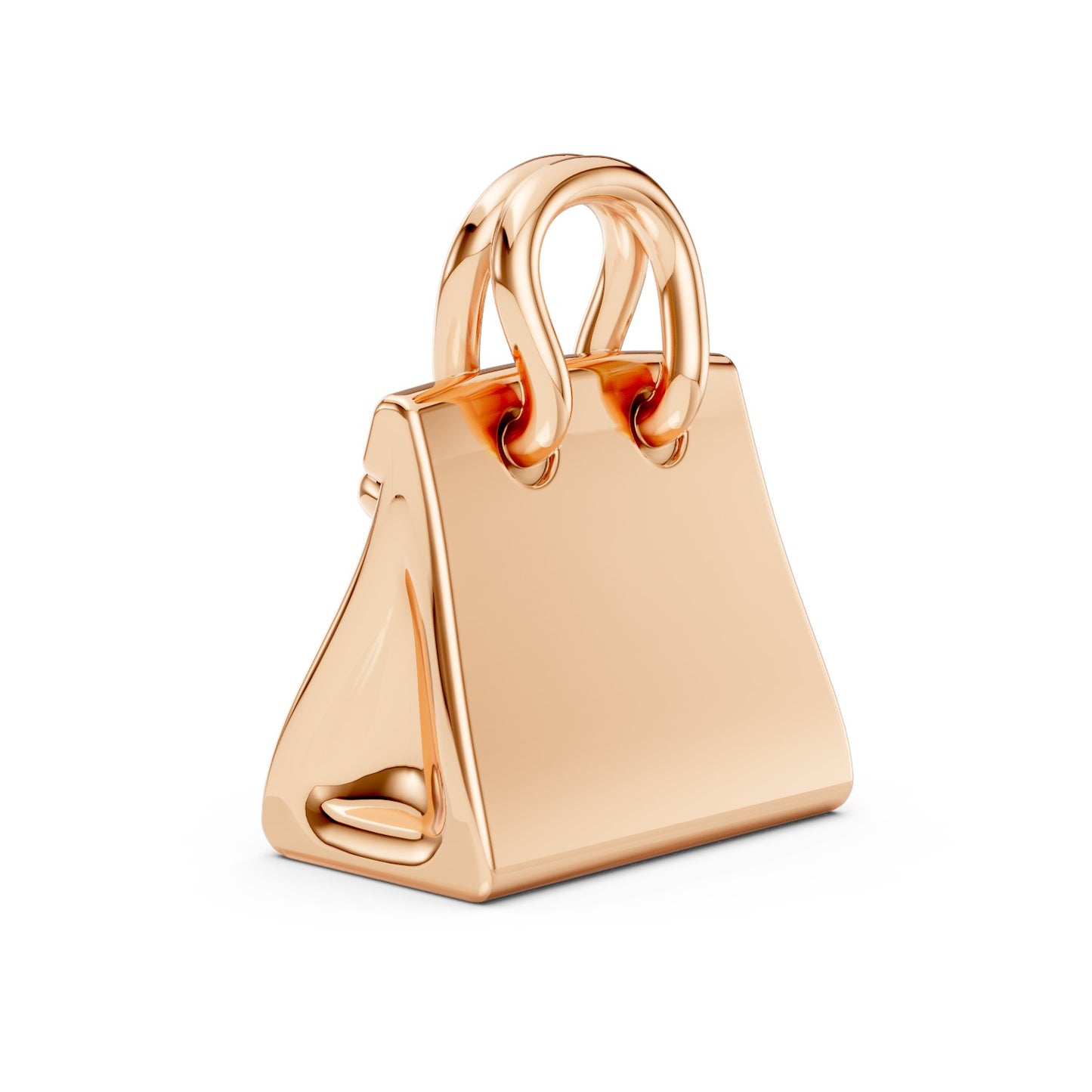 Gold Diamond Purse Pendant