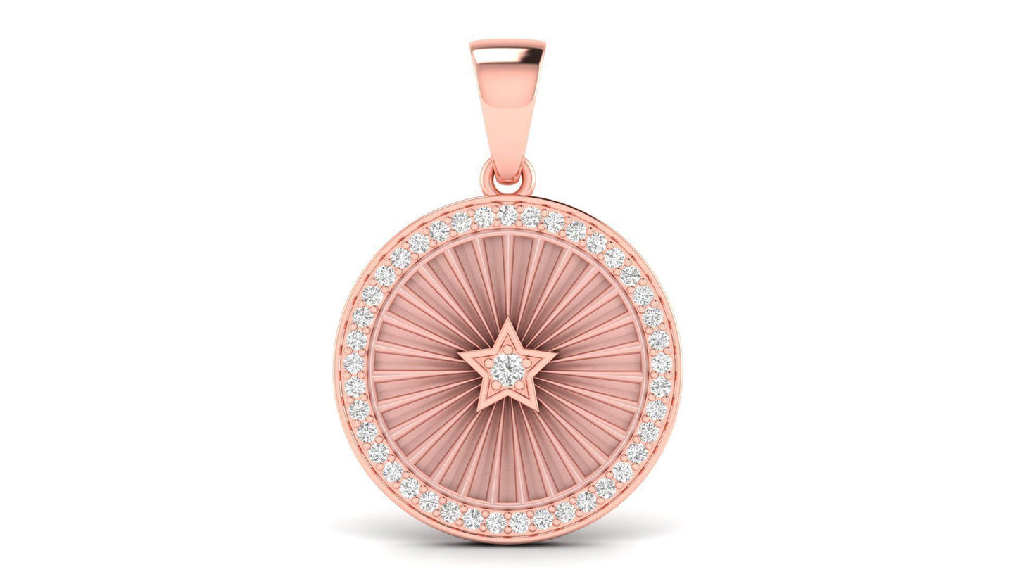 rose gold pendant