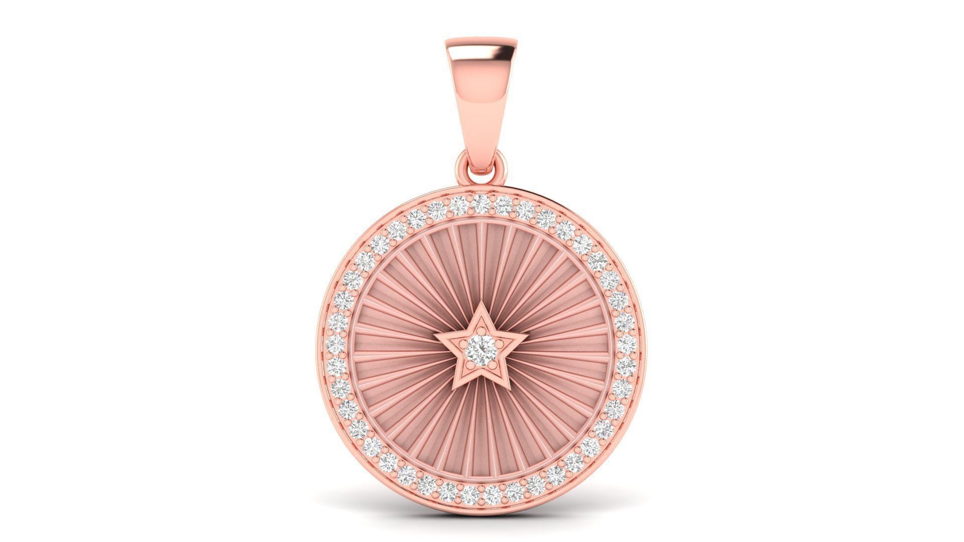 rose gold pendant