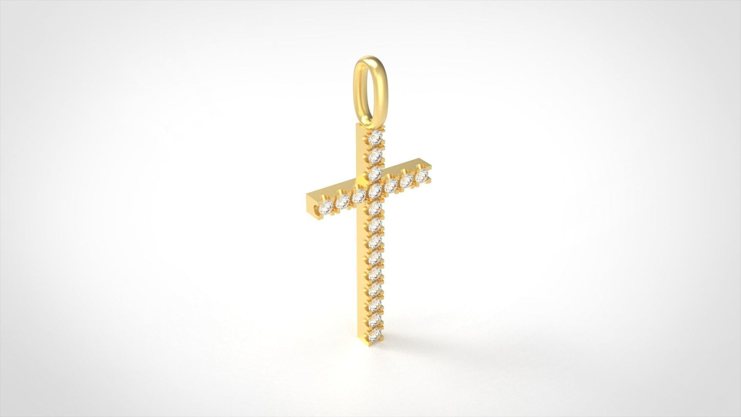 Diamond Cross Pendant