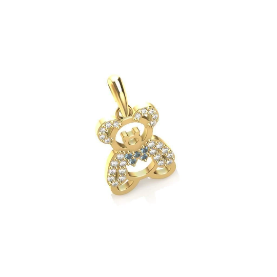 Teddy Bear Pendant for Her