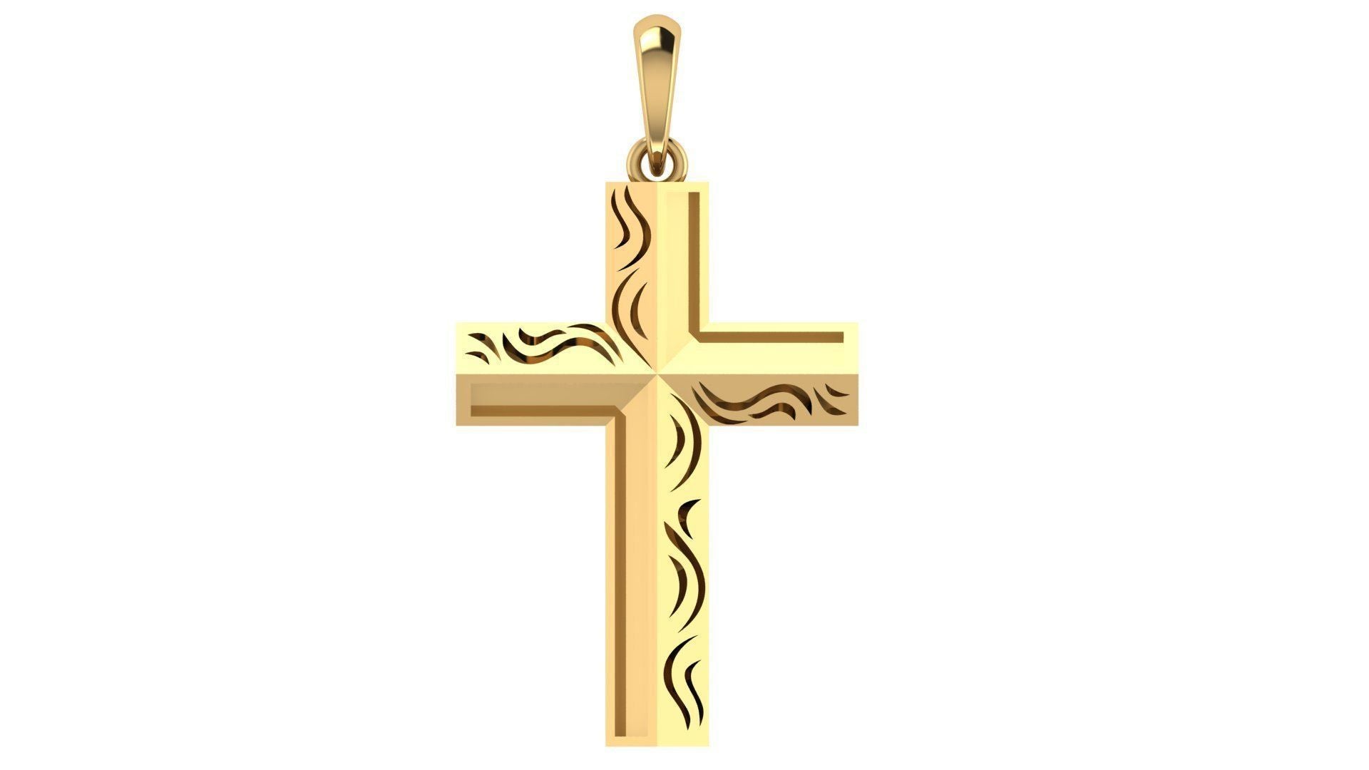 Gold Cross Pendant