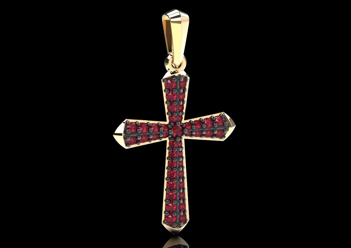 gold cross pendant