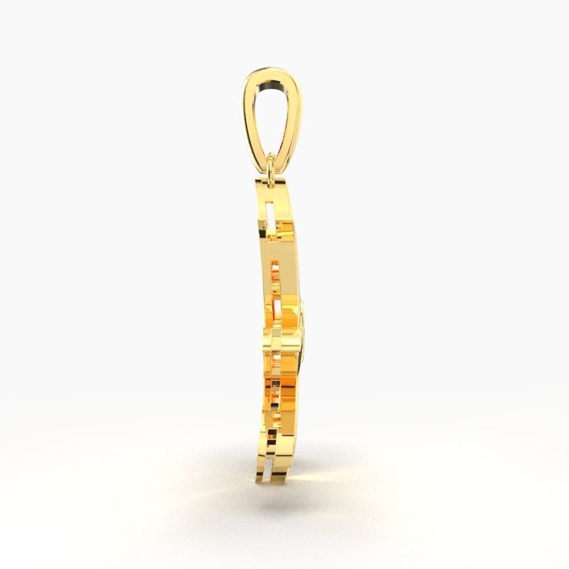 Gold Sun Pendant For Her