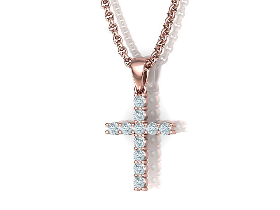 Diamond Religious Necklace
