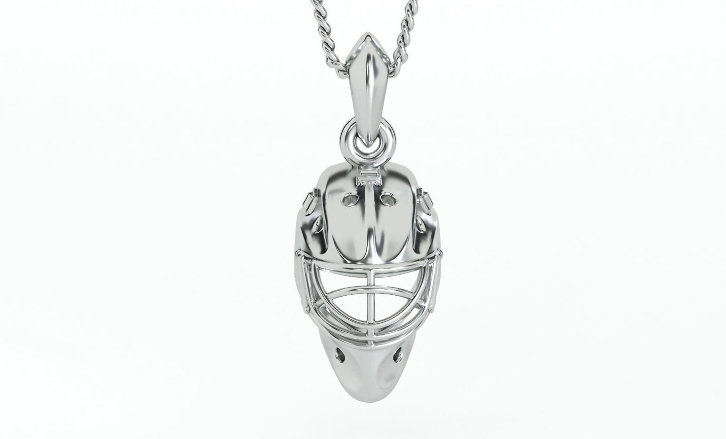 Unisex Hockey Helmet Pendant