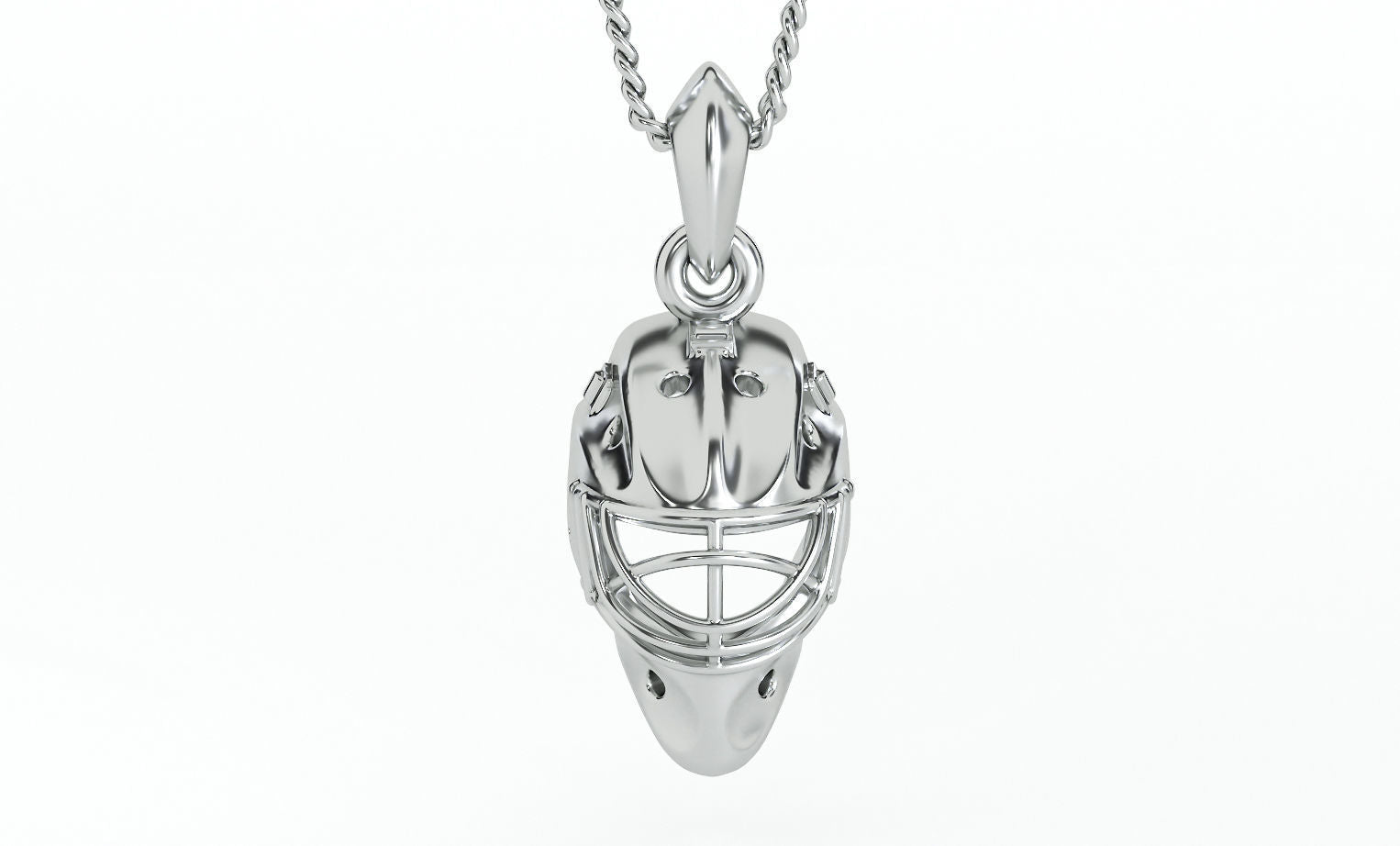 Unisex Hockey Helmet Pendant