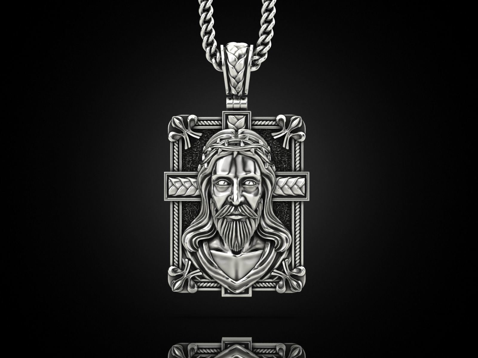 Unique Jesus Pendant